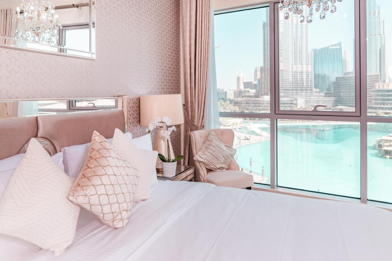 Elite Royal Apartment - Full Burj Khalifa & Fountain View - Brilliant - 2 Bedrooms & 1 Open Bedroom Without Partition Дубай Екстериор снимка