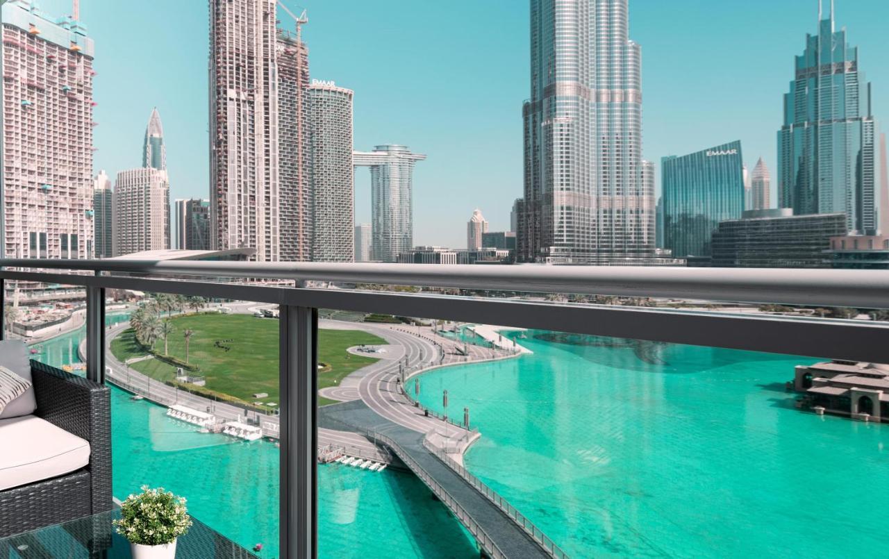 Elite Royal Apartment - Full Burj Khalifa & Fountain View - Brilliant - 2 Bedrooms & 1 Open Bedroom Without Partition Дубай Екстериор снимка